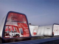 进口汽车旗舰店展厅室内展示效果-2209-12