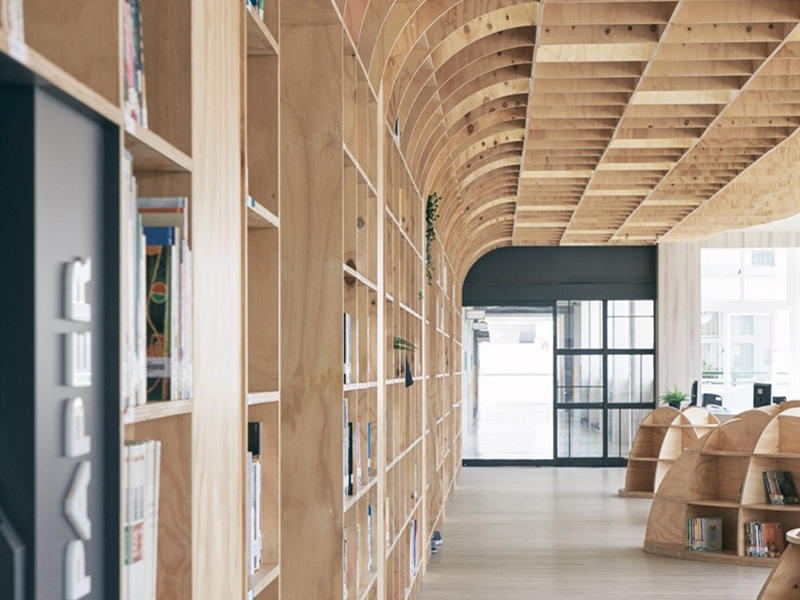 图书馆阅读空间室内展览展示效果-第1309期