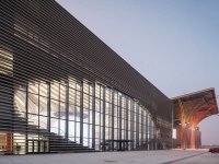 时尚大气图书馆展览展示室内效果-1315-07