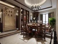 中式风格别墅室内装修装饰效果展示-1091-04
