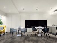 极简黑白办公室装修装饰设计效果-第1528期