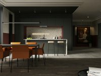 北欧风格家居装修装饰室内设计效果-A1001-04