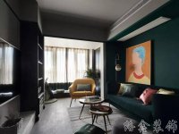 混搭风格家居装修装饰室内设计效果-A613