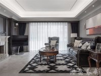 混搭风格家居装修装饰室内设计效果-A617