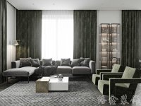 现代风格家居装修装饰室内设计效果-A8054-2