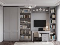 现代美式家居装修装饰室内设计效果-C115-5