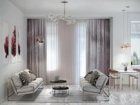 现代网红风家居装修装饰室内设计效果-F512-2