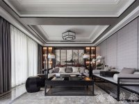 新中式风格家居装修装饰室内设计效果-G618-2