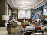 新中式风格家居装修装饰室内设计效果-G625-4